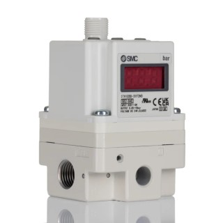 SMC Pneumatic Regulator G 1/4 Outlet Size, 0.005 MPa Minimum Operating Pressure, 50°C Maximum Operating Temperature ITV1000