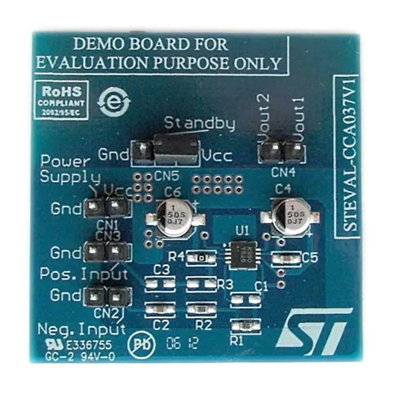 STMicroelectronics Analogue Development Kit Audio Amplifier Demonstration Board STEVAL-CCA037V1