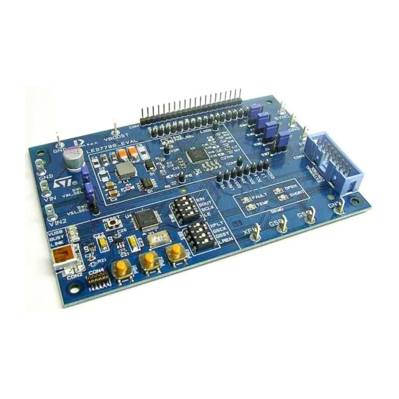 STMicroelectronics Compact LED Driver Demonstration Board with STM32F103C6T6A MCU and LED7708 STEVAL-ILL035V1