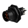 Souriau Sunbank by Eaton Circular Connector, 4 Contacts, Panel Mount, Standard Size, Plug, Male, IP68 IP69K UTS7124PSCR