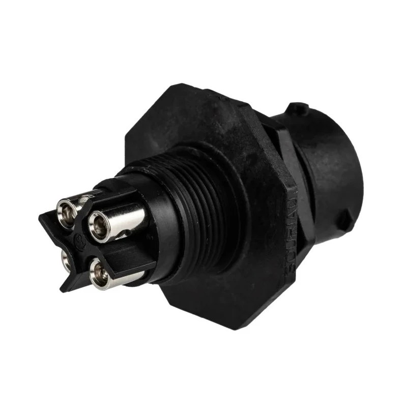 Souriau Sunbank by Eaton Circular Connector, 4 Contacts, Panel Mount, Standard Size, Plug, Male, IP68 IP69K UTS7124PSCR