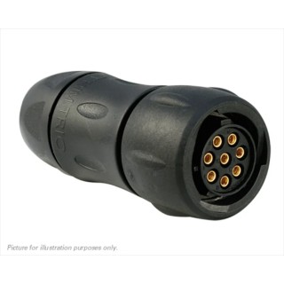 Souriau Sunbank by Eaton Industrial Circular Connector Cable Mount, 8 Contacts, Socket Female, IP68 IP69K, 32V 10A, 