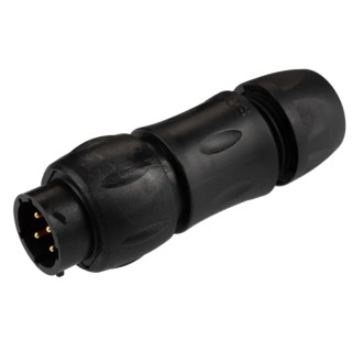 Souriau Sunbank by Eaton Circular Connector, 4 Contacts, In-Line Standard Connector, Plug Male, IP68 IP69K UTS1JC124PSCR