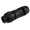 Souriau Sunbank by Eaton Circular Connector, 4 Contacts, In-Line Standard Connector, Plug Male, IP68 IP69K UTS1JC124PSCR