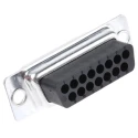 RS PRO 15 Way Straight Cable D-Sub Connector Female 15 Contacts 5A Current 470V Voltage RS PRO 481-106