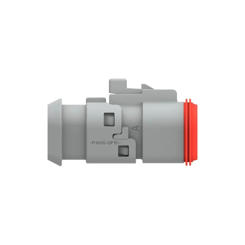 Deutsch Automotive Connector Male Grey Flange 3 Way Crimp Termination 3 Contacts 13A DT06-3S-TE81 / 2-2303816-1