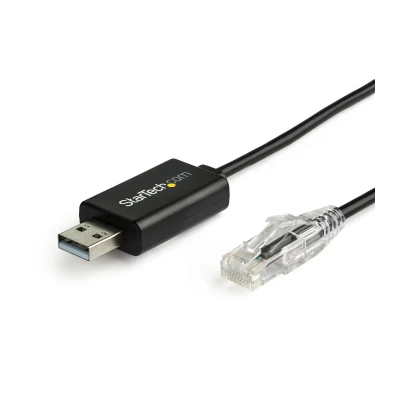 StarTech.com USB 2.0 Network Adapter 460.8kbps Network Speed 1.8 m Cable Length Black ICUSBROLLOVR