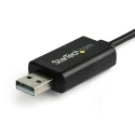 StarTech.com USB 2.0 Network Adapter 460.8kbps Network Speed 1.8 m Cable Length Black ICUSBROLLOVR