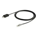 StarTech.com USB 2.0 Network Adapter 460.8kbps Network Speed 1.8 m Cable Length Black ICUSBROLLOVR