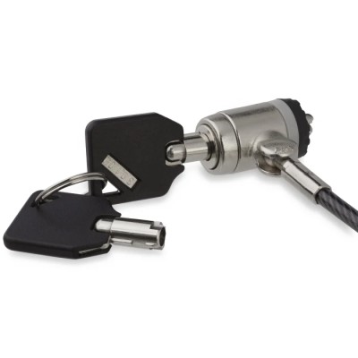 StarTech.com Laptop Lock Cable Lock 2m Cable Length 4.4mm Diameter for K-Slot Devices LTLOCKKEY