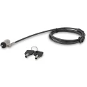 StarTech.com Laptop Lock Cable Lock 2m Cable Length 4.4mm Diameter for K-Slot Devices LTLOCKKEY
