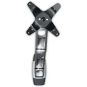 StarTech.com Silver Wall Mount Monitor Arm, Supports up to 14kg Load, VESA 75x75/100x100, Dimensions ARMWALLDSLP