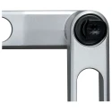 StarTech.com Silver Wall Mount Monitor Arm, Supports up to 14kg Load, VESA 75x75/100x100, Dimensions ARMWALLDSLP