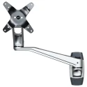 StarTech.com Silver Wall Mount Monitor Arm, Supports up to 14kg Load, VESA 75x75/100x100, Dimensions ARMWALLDSLP