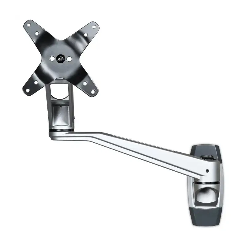StarTech.com Silver Wall Mount Monitor Arm, Supports up to 14kg Load, VESA 75x75/100x100, Dimensions ARMWALLDSLP