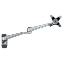 StarTech.com Silver Wall Mount Monitor Arm, Supports up to 14kg Load, VESA 75x75/100x100, Dimensions ARMWALLDSLP