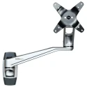 StarTech.com Silver Wall Mount Monitor Arm, Supports up to 14kg Load, VESA 75x75/100x100, Dimensions ARMWALLDSLP
