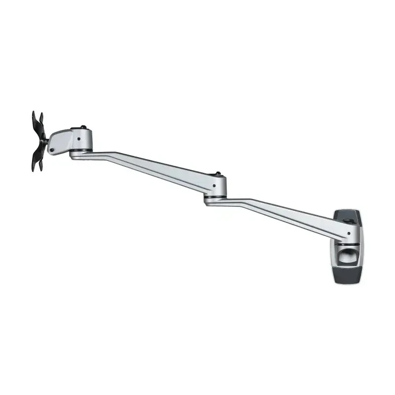 StarTech.com Silver Wall Mount Monitor Arm, Supports up to 14kg Load, VESA 75x75/100x100, Dimensions ARMWALLDSLP