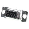 RS PRO 15 Way Straight 2.29 mm Pitch Cable D-Sub Connector Female 300V 5A 481-465