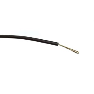 RS PRO Black Hook Up Wire 24 AWG 7x0.2mm Core Strands 500m PVC Insulated 1000V AC 85°C Operating Temperature 196-4224