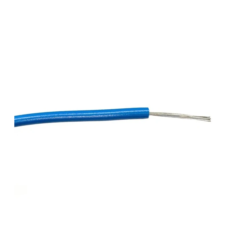 RS PRO Blue Hook Up Wire 24 AWG 7/0.2 mm Core Strands 500 m Polyvinyl Chloride Insulation 196-4225