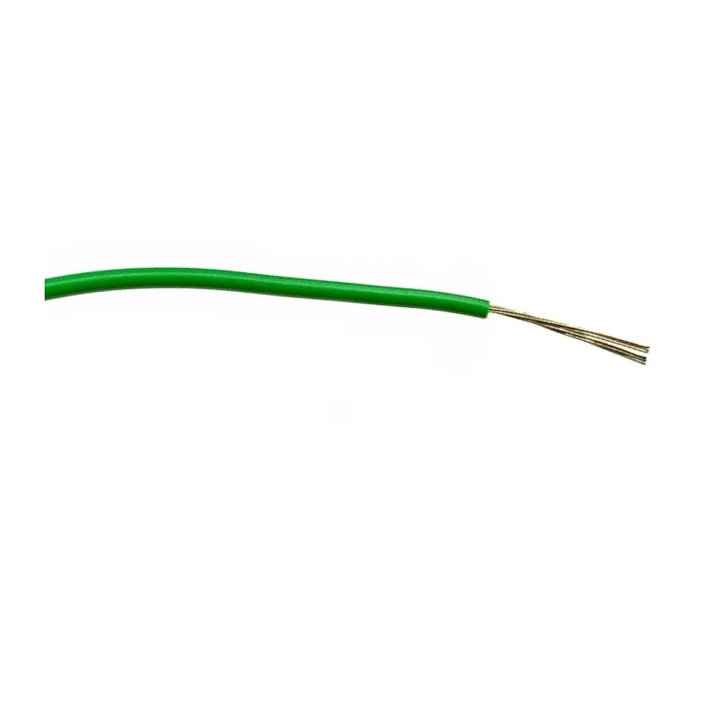 RS PRO Green Hook Up Wire 24 AWG 7/0.2 mm Core Strands 500 m Polyvinyl Chloride 196-4227
