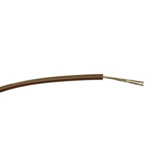 RS PRO Brown Hook Up Wire 24 AWG 7/0.2 mm Core Strands 500 m Polyvinyl Chloride Insulation 196-4226