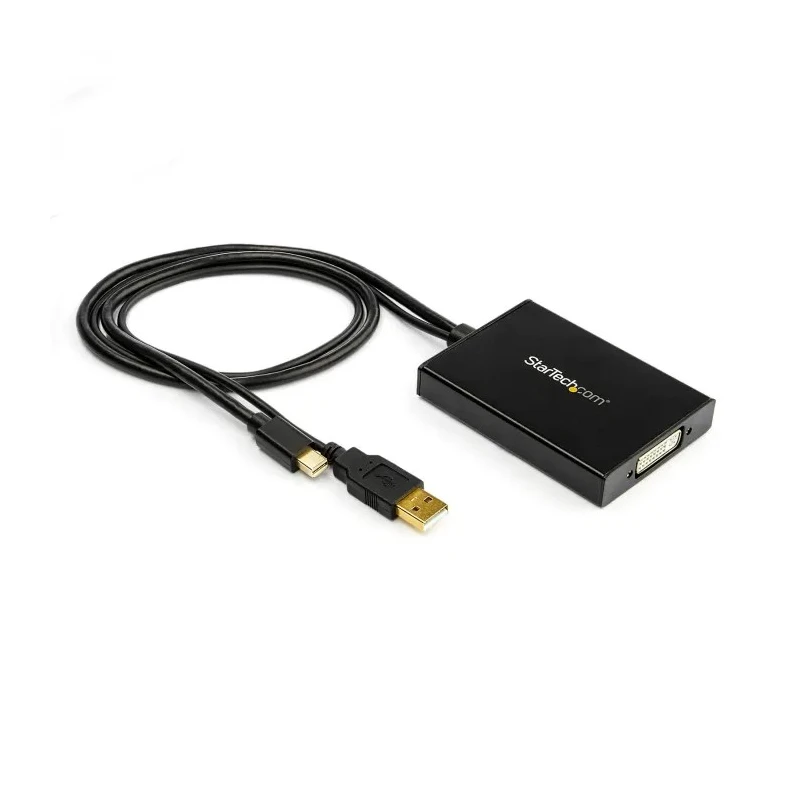 StarTech.com 2 port Mini DisplayPort to Dual-Link DVI-D Video Adapter 358mm Cable Length 2560 x 1600 Pixel Maximum MDP2DVID2