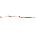 RS PRO Red, White Hook Up Wire 24 AWG 7/0.2mm Core Strands 100m Polyvinyl Chloride 196-4250
