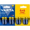 Varta Alkaline AA Battery 1.5 V 2.75Ah 8-Pack AA4+4 VARTA RS