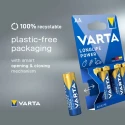 Varta Alkaline AA Battery 1.5 V 2.75Ah 8-Pack AA4+4 VARTA RS