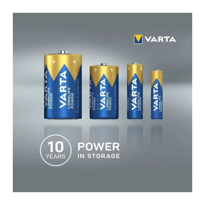 Varta LONGLIFE Power Alkaline AAA Battery 1.5 V 8 Pack AAA4+4 VARTA RS