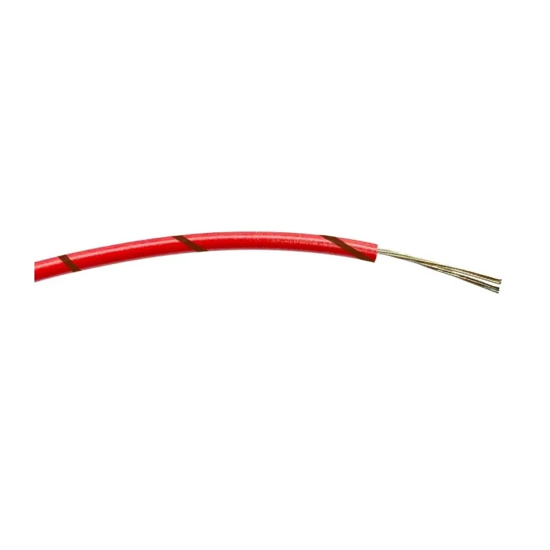 RS PRO Brown, Red Hook Up Wire 20 AWG 16/0.2 mm Core Strands 100 m Polyvinyl Chloride PVC Insulation 196-4288