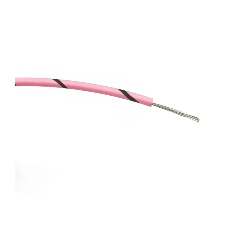RS PRO Black Pink Hook Up Wire, 20 AWG, 16/0.2 mm Core Strands, 100 m Length, PVC Insulation 196-4283
