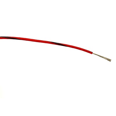 RS PRO Black and Red Hook Up Wire, 20 AWG, 16x0.2 mm Core Strands, 100 m Length, PVC Insulated, Tin Annealed Copper 196-4285