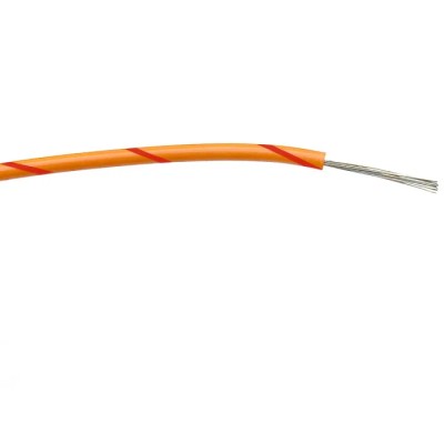RS PRO Orange Red Hook Up Wire 20 AWG 16x0.2mm Strands 100m PVC Insulated 1000V AC 85°C 196-4282