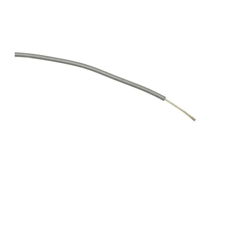 RS PRO Grey Hook Up Wire 20 AWG 16x0.2 mm Core Strands 100 m Polyvinyl Chloride 196-4257