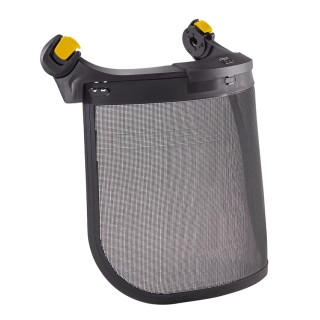 Petzl Full-Coverage Grey Steel Face Shield with Mesh Guard EN 1731 A021AA00