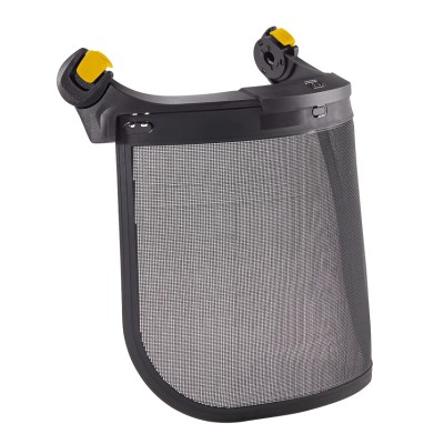 Petzl Full-Coverage Grey Steel Face Shield with Mesh Guard EN 1731 A021AA00