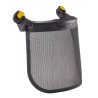 Petzl Full-Coverage Grey Steel Face Shield with Mesh Guard EN 1731 A021AA00