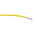 RS PRO Yellow 1 mm² Hook Up Wire, 17 AWG, 32/0.2 mm Core Strands, 100 m Length, PVC Insulation 196-4345