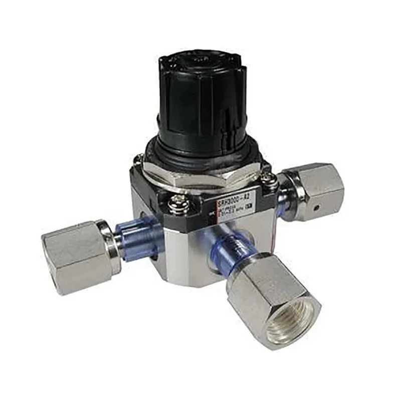 SMC Stainless Steel Pneumatic Regulator R 3/8 Outlet Size 0.05 MPa Minimum Operating Pressure 60°C Max Operating SRH4110-03