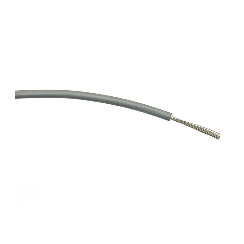 RS PRO Grey Hook Up Wire, 18 AWG, 24/0.2 mm Core Strands, 100 m Length, Polyvinyl Chloride Insulation 196-4314