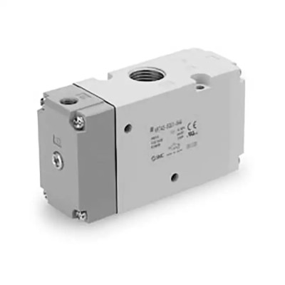 SMC Pneumatic Manual Control Valve VPA500 Series Rc 3/8, 3-Port 2-Position Aluminium Body Japan 