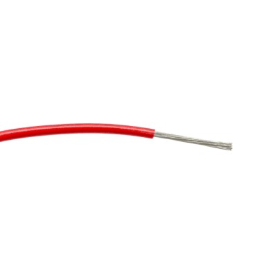 RS PRO Red Hook Up Wire 17 AWG 32/0.2 mm Core Strands, 100 m, Polyvinyl Chloride Insulation 196-4341