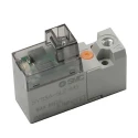 SMC Solenoid Pilot Valve 3/4 NC Single Solenoid Metric Port Size M3 x 0.5 24V Resin Body  SY100