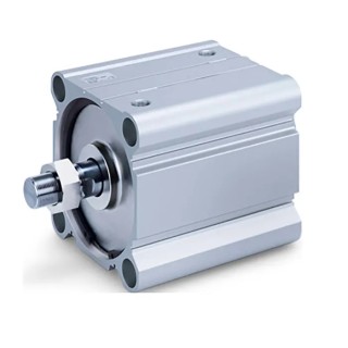 SMC Pneumatic Compact Cylinder Double Acting, 160mm Bore, 100mm Stroke, Aluminium Alloy CDQ2 Series CDQ2B160-100DCZ