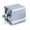 SMC Pneumatic Compact Cylinder Double Acting, 160mm Bore, 100mm Stroke, Aluminium Alloy CDQ2 Series CDQ2B160-100DCZ