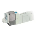 SMC Solenoid Pilot Valve - Rc, NPTF, NPT, G Port, Aluminium Body, 5 Ports, 24/12 V DC Coil SY7000