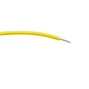 RS PRO Yellow Single Core PVC Hook Up Wire 23 AWG 1/0.6 mm Core Strands 100 m 1000 V AC 85°C 196-4308